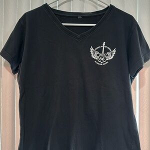 Unbranded Winslow Arizona Route 66 V-Neck Tee